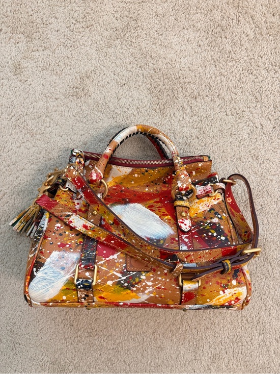 Dooney & Bourke Handbags - Dooney & Bourke Florentine Dipinta Satchel - Small - Natural